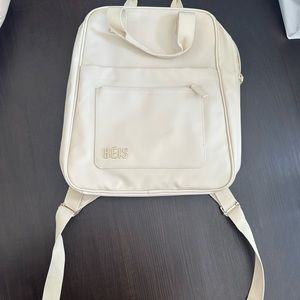 Beis beige expandable backpack